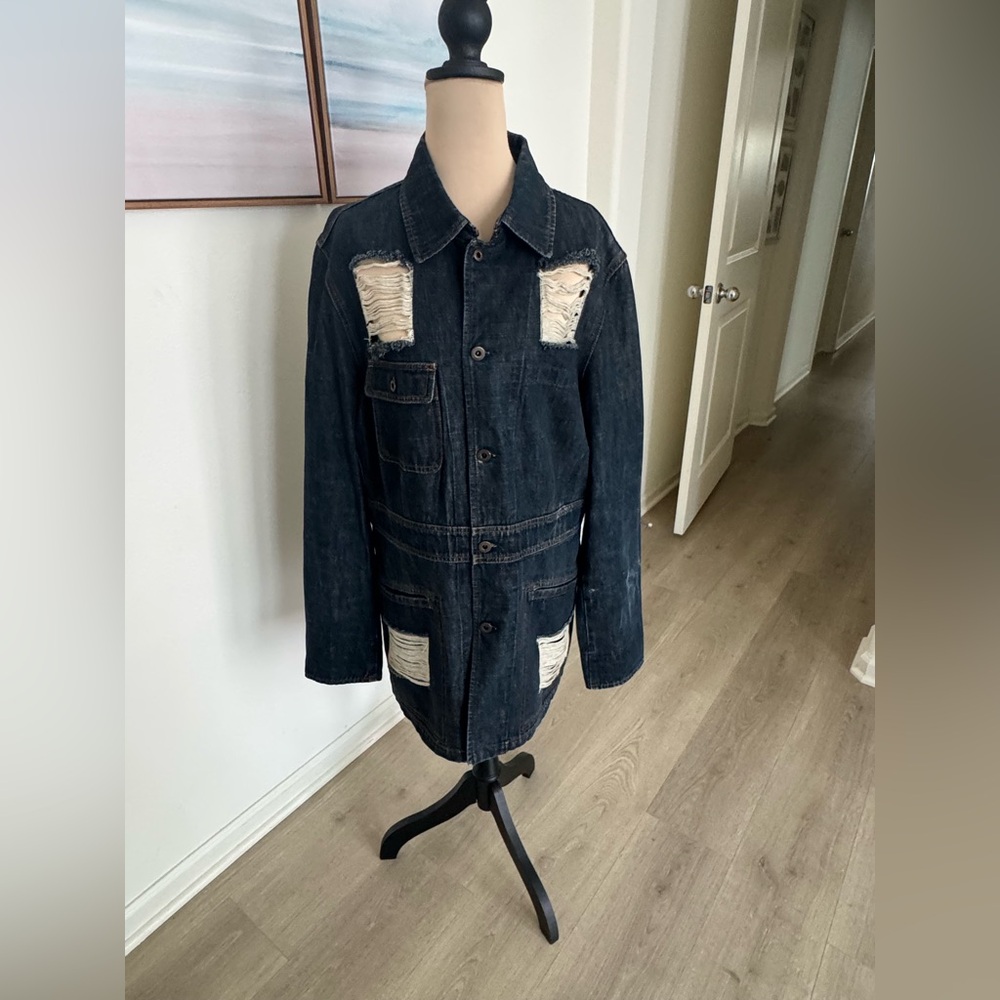 Miu Miu Blue Denim Jacket Size XL - Picture 11 of 12